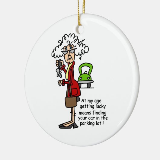 Lucky Humor krijgen Keramisch Ornament (Links)