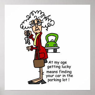 Lucky Humor krijgen Poster