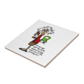 Lucky Humor krijgen Tegeltje (Zijkant)