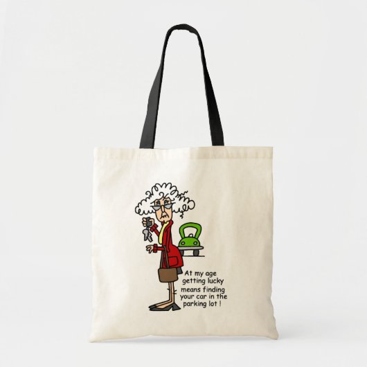 Lucky Humor krijgen Tote Bag (Voorkant)