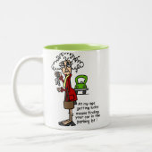 Lucky Humor krijgen Tweekleurige Koffiemok (Links)