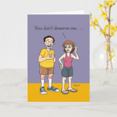 Lucky Husband Jubileum Kaart Humor (Gele Bloem)