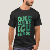 Lucky IC verpleegster St. Patrick's Day Intensive  T-shirt (Voorkant)