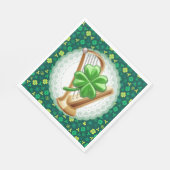 Lucky Ierse harp servetten (Hoek)