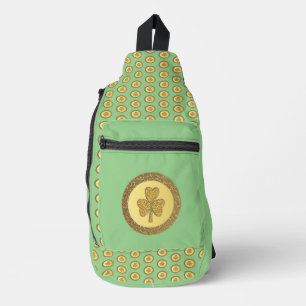 ]Lucky Ierse Shamrock gouden munt Sling Bag