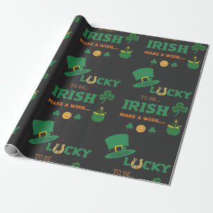 Lucky Iish maakt een wens Cadeaupapier
