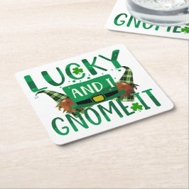 Lucky & ik heb het vanaf de dag van de patricks kartonnen onderzetters