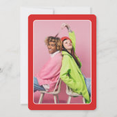 Lucky In Liefde Spelen Kaart Foto Koppels Douche (Achterkant)