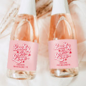 Lucky In Love Bachelorette Champagne Sparkling Wijnetiket