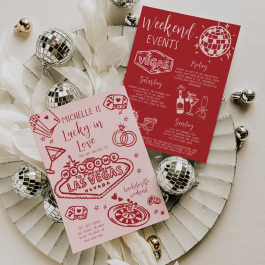 Lucky In Love Bachelorette Weekend Reisschema Kaart