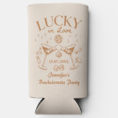 Lucky In Love Bachelorette Weekend Seltzer Blikjeskoeler (Voorkant)