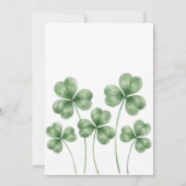 Lucky in Love Bridal Shower Invitation Kaart (Achterkant)