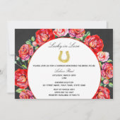 Lucky in Love Bridal Shower Uitnodiging (Voorkant)