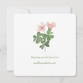 Lucky In Love Bridal Shower Uitnodiging (Achterkant)