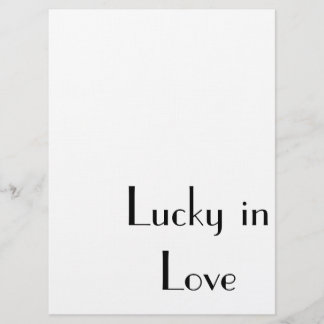 "Lucky in Love", bruiloft, uitnodiging tot deelnam