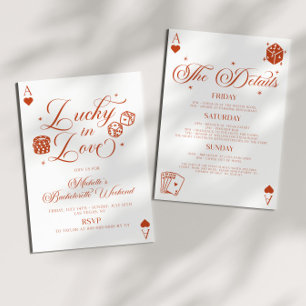 Lucky In Love Casino Meisjesuitje Weekend Feest Kaart