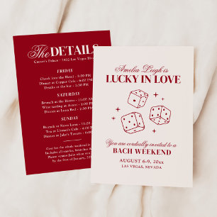 Lucky In Love Casino Meisjesuitje Weekend Kaart
