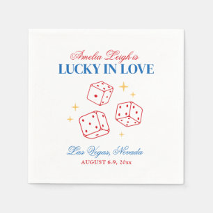 Lucky In Love Casino Meisjesweekend Servet