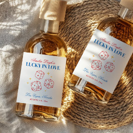 Lucky In Love Casino vrijgezellenweekend Likeurfles Etiket