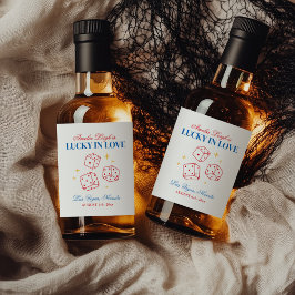 Lucky In Love Casino vrijgezellenweekend Likeurfles Etiket