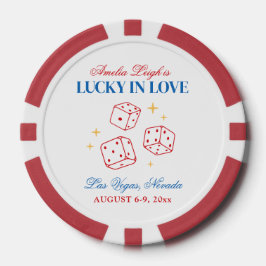 Lucky In Love Casino vrijgezellenweekend Poker Chips