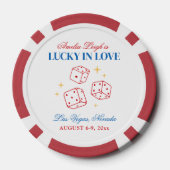 Lucky In Love Casino vrijgezellenweekend Poker Chips (Achterkant)