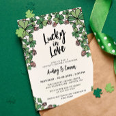 Lucky in Love Clover Couple's Shower Kaart