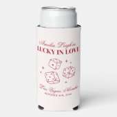 Lucky In Love Cocktails Bachelorette Weekend Seltzer Blikjeskoeler (Seltzer Voorkant)