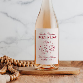 Lucky In Love Cocktails Bachelorette Weekend Wijn Etiket