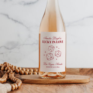 Lucky In Love Cocktails Bachelorette Weekend Wijn Etiket