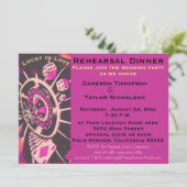 Lucky in Love Dice Rehearsal Dinner Kaart (Staand voorkant)