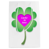 Lucky in Love gift tas Medium Cadeauzakje (Voorkant)