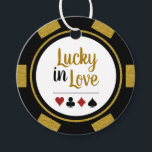 Lucky in Love Gold Black Poker Chip Weddenschap Bedankjes Labels<br><div class="desc">trouwen in Las Vegas of een andere leuke casino stad? Of een casino met de bruiloft? Deze 'Lucky in Love'-gouden, witte en zwarte-gunstlabels zouden een perfecte aanvulling zijn op de gunsten van je gast. Geef je achterkant een persoonlijk tintje met je namen in het midden, en een trouwdatum, dank je,...</div>