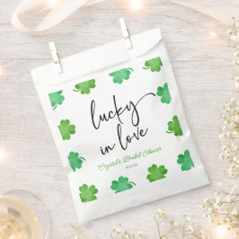 Lucky In Love Groene Shamrock Klavers Vrijgezellen Bedankzakje