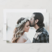 Lucky In Love Hoefijzer en Shamrock Save The Date (Achterkant)