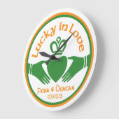 Lucky in Love Irish Claddagh Wedding Jubileum Grote Klok (Hoek)