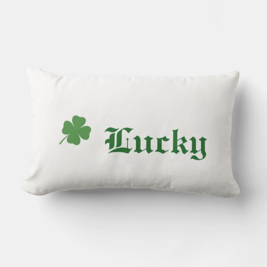 Lucky in Love Irish Pillow 1 Kussen (Voorkant)