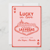Lucky in Love Las Vegas Girls' Trip Bachelorette Kaart (Voorkant)