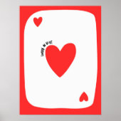 Lucky in love poster | Inspirational & decorative  (Voorkant)