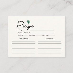 Lucky in Love Recept Vrijgezellenfeest St Patricks Informatiekaartje