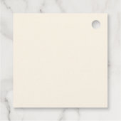 Lucky In Love Red Bachelorette Party Classic Bedankjes Labels (Achterkant)