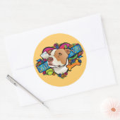 Lucky in Love Ronde Sticker (Envelop)