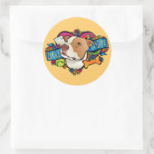 Lucky in Love Ronde Sticker (Tas)
