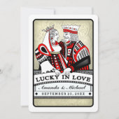 Lucky in Love - Samen met - Uitnodiging voor bruil (Voorkant)