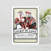 Lucky in Love - Schoppen Spades Spelen Kaart Wed I (Staand voorkant)