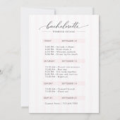 Lucky in Love Script Streep Bachelorette Weekend Kaart (Achterkant)