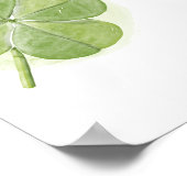 Lucky in Love Shamrock Vrijgezellenfeest Welkomstb Poster (Hoek)