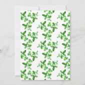 Lucky in Love Shamrocks en Clover Vrijgezellenfees Kaart (Achterkant)