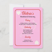 Lucky in Love Spelen Kaart Bachelorette Weekend (Achterkant)