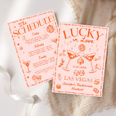 Lucky In Love Spelen Kaart Bachelorette Weekend